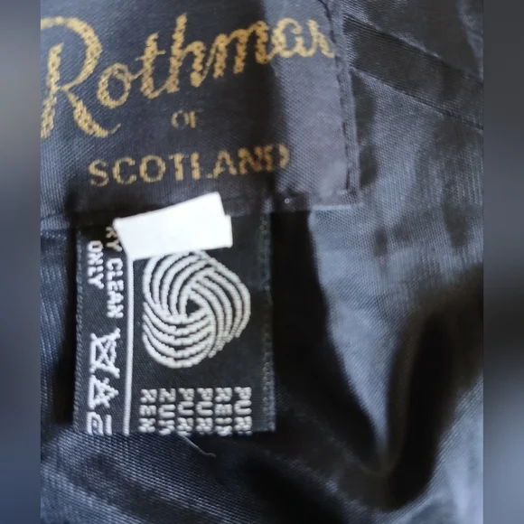 Vintage Rothmar Of Scotland plaid pleated wool skirt size 14 - Picture 6 of 8